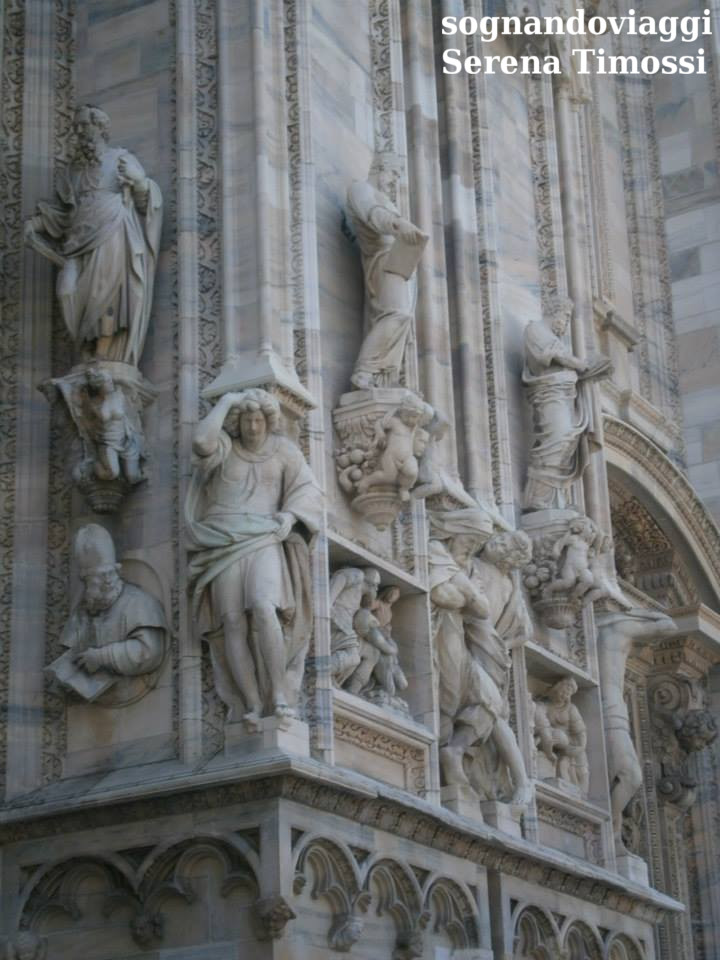 Duomo di Milano, dettaglio della facciata
