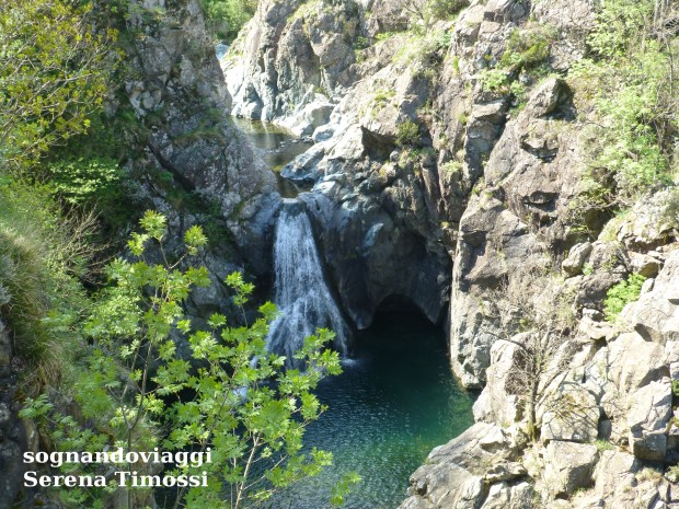 cascata del serpente beigua