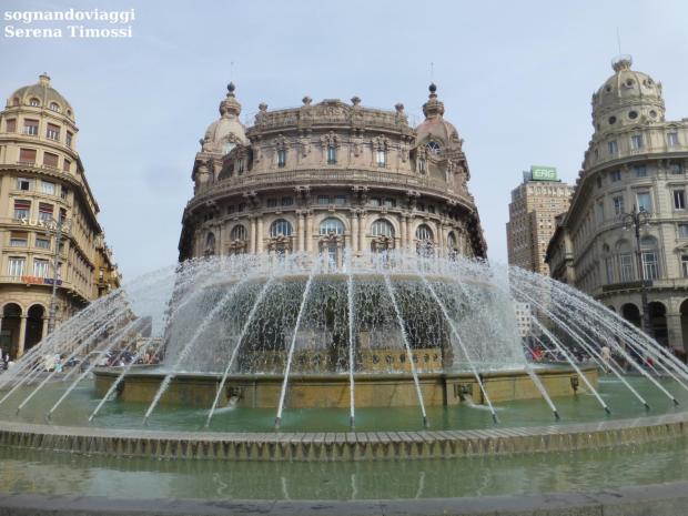 genova fontana piazza de ferrari