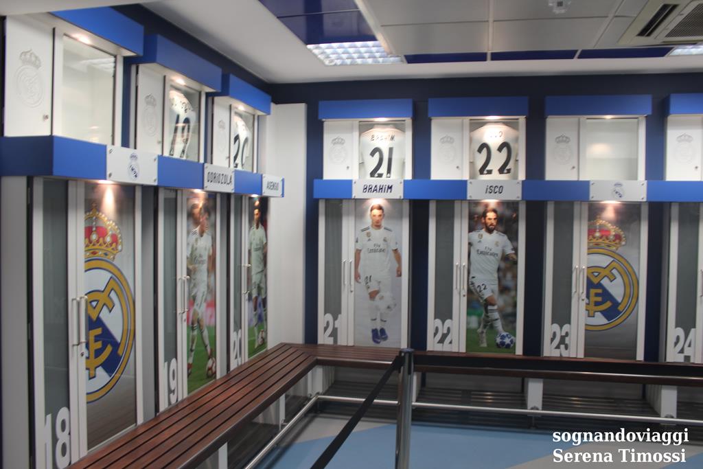 spogliatoi real madrid